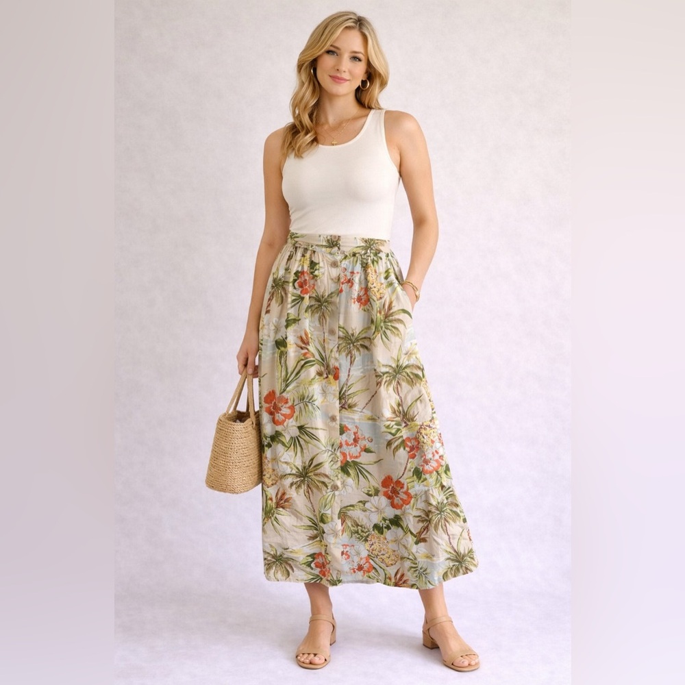 Zara 100% Cotton Skirt